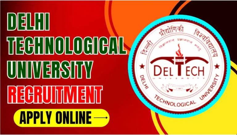 DTU Assistant Professor Vacancy 2024