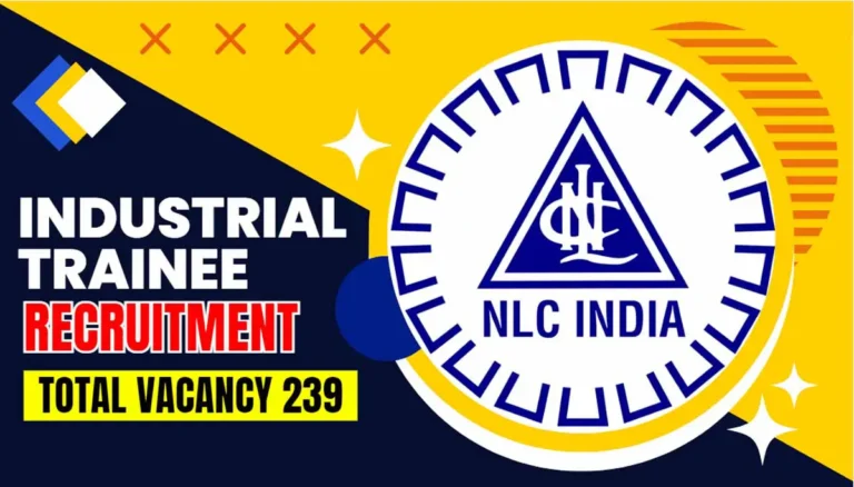 NLCIL Industrial Trainee Recruitment 2024